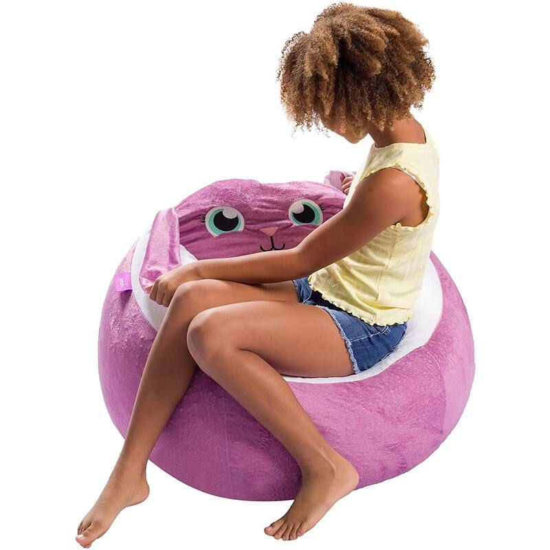 Bean Bag, Soft and Cozy Animal Bean Bag Chair - Child Proof Closure