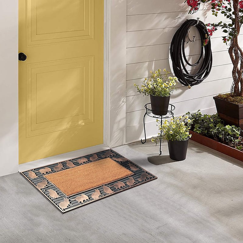 A1HC Highly Durable Decorative Rubber and Coir Molded Doormat