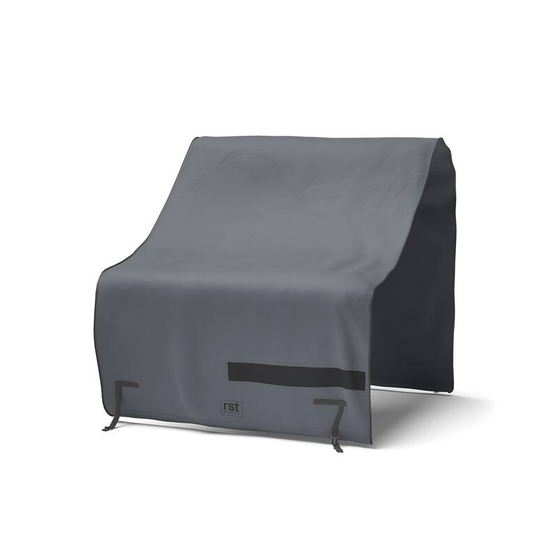Cannes 6 Piece Polyester Outdoor Patio Sectional Deluxe Furniture Covers - Grey