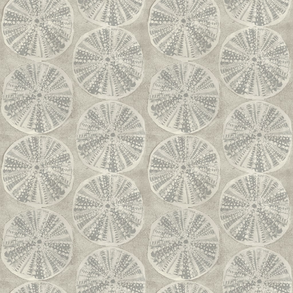 Chesapeake Sea Biscuit Grey Sand Dollar Wallpaper