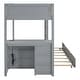 preview thumbnail 21 of 34, Twin-Over-Twin Bunk Bed with Twin size Trundle, Storage and Desk