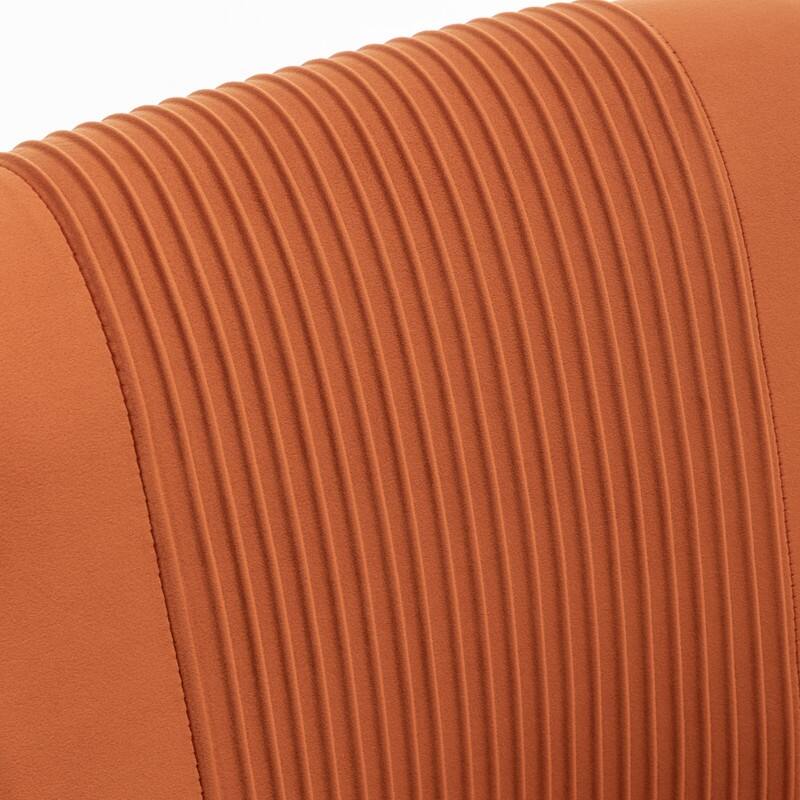 Modern Contempoary Velvet Dining Chair Set of 2 with Metal Frame Legs and Back Pull