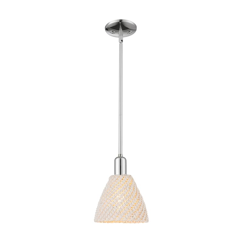 Innovations Lighting Downtown Urban - Natural Ballston Dome - 1 Light 8" Stem Hung Mini Pendant