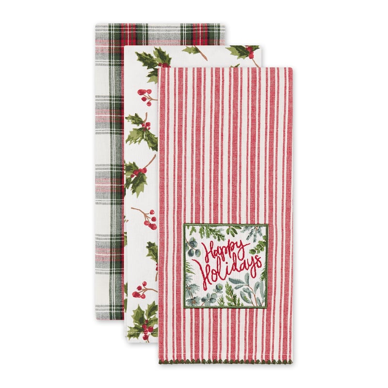 Assorted Christmas Dishtowels (Set Of 2)