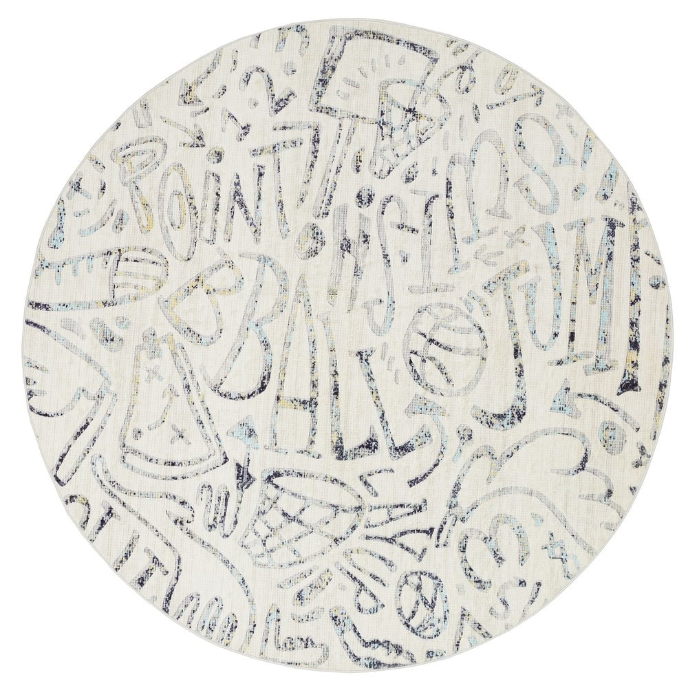 Katie Merz SPORTSGLYPHS Basketball Area Rug