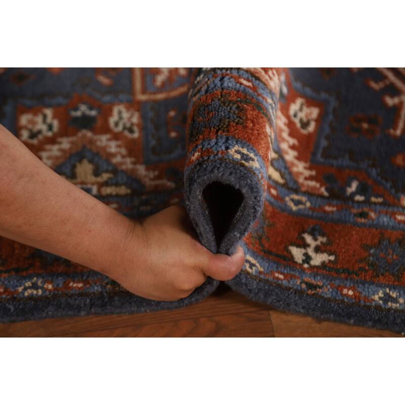 Geometric Kazak Oriental Area Rug Hand-knotted Wool Carpet - 3'0"x 5'0"