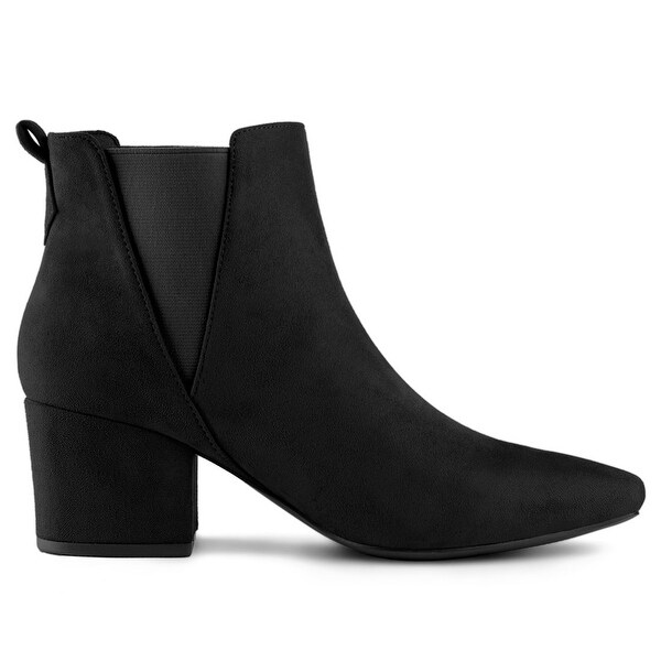 pointed toe chelsea bootie