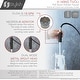 preview thumbnail 31 of 51, STYLISH Stainless Steel Single Handle Pull Down Sprayer Kitchen Faucet - Faucet Height: 16 3/4" | Spout Height: 7 1/2"
