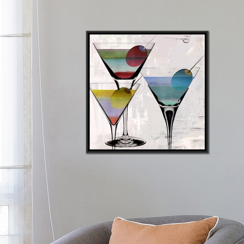 iCanvas "Cafe Prism II" by Color Bakery Framed Canvas Print
