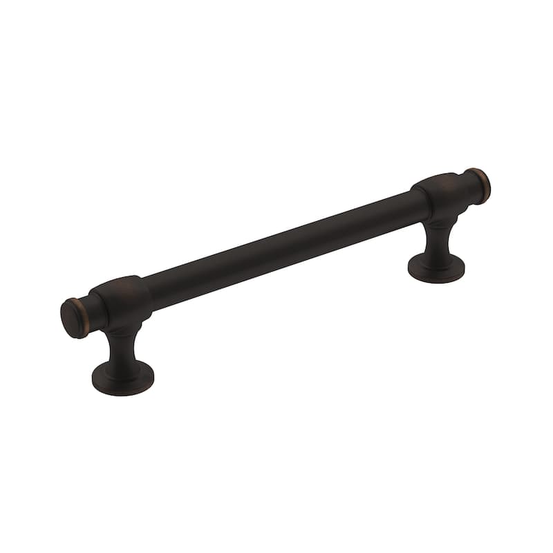 Amerock Winsome Kitchen Cabinet Pull - 5-1/16 in (128 mm) Center-to-Center - Oil Rubbed Bronze