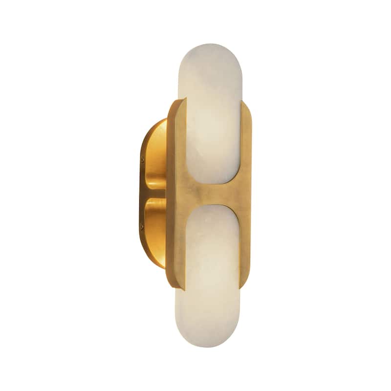 Alora Lighting WV357214 Odin 2 Light 4" Tall Bathroom Sconce