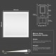 preview thumbnail 43 of 52, LED Bathroom Vanity Mirror Wall Mounted with Double Light Strip, 3-Color Dimmable, Anti-Fog, HD Tempered Glass, UL-Listed, ETL