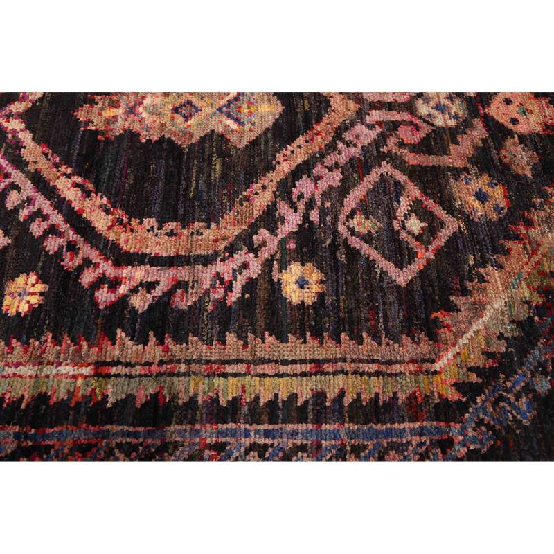 ECARPETGALLERY Hand-knotted Andelz Black Wool Rug - 3'11 x 6'5