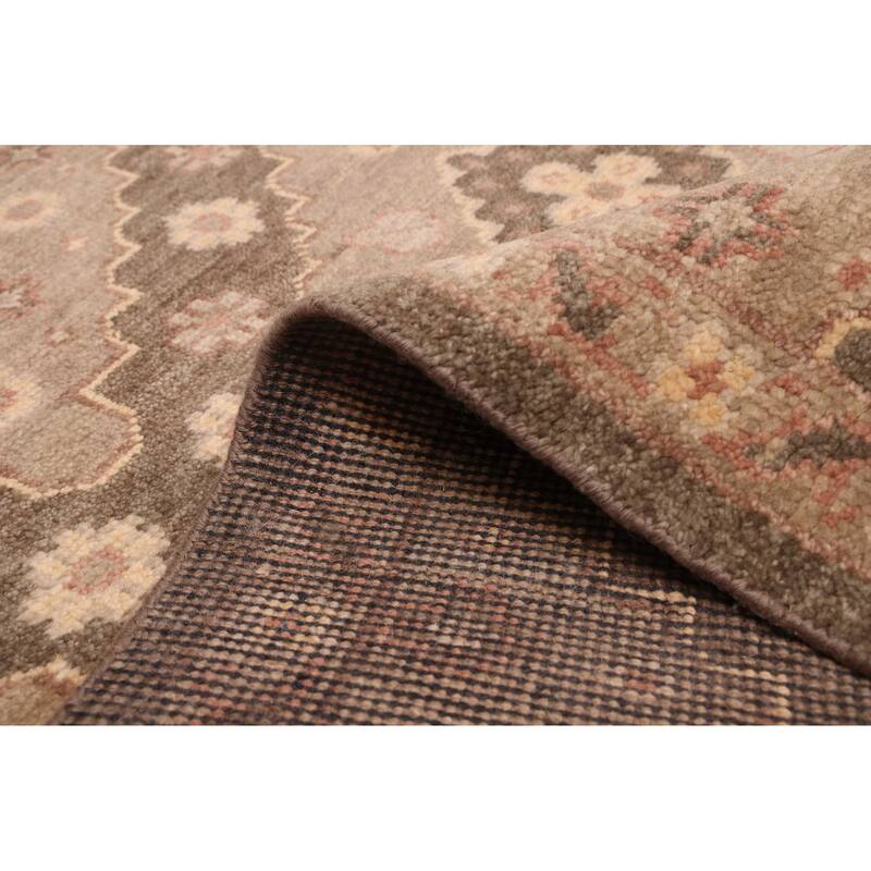 ECARPETGALLERY Hand-knotted Jules Serapi Brown, Taupe Wool Rug - 8'2 x 10'2