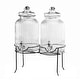 preview thumbnail 2 of 4, Canyon Beverage Dispenser Set/2 With Black Metal Stand