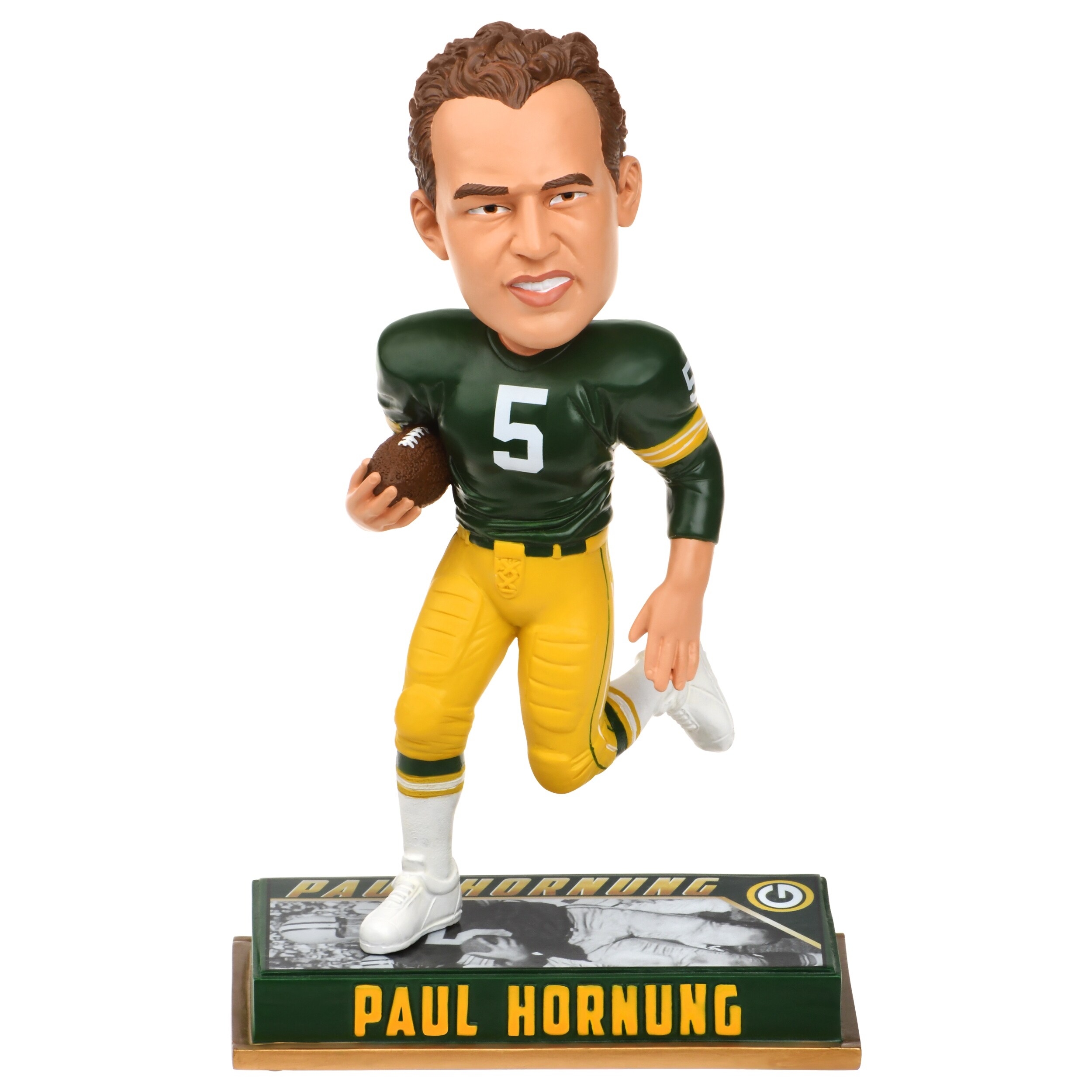 Shop Green Bay Packers Paul Hornung 5 Retired 8 Bobblehead Multi Overstock 26284545