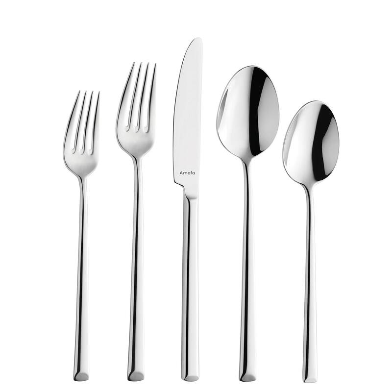 Amefa Metropole 20 Piece 18/10 Stainless Steel Flatware Set - Silver - Service for 4