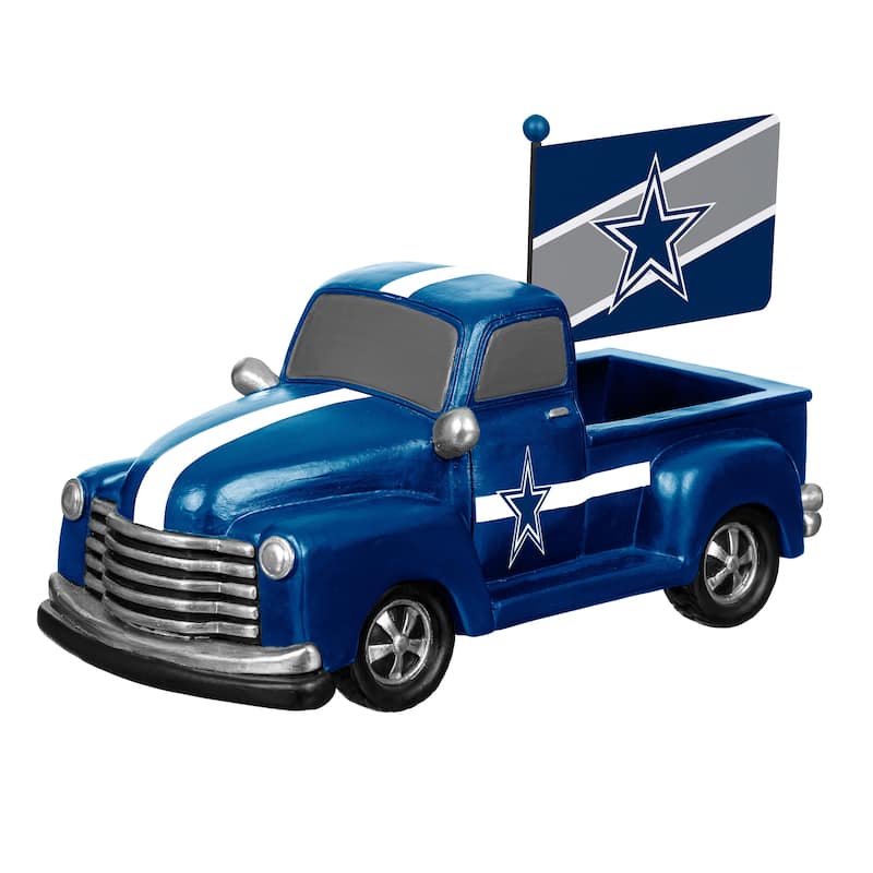 NFL Rally Truck Garden Statue with Team Flag