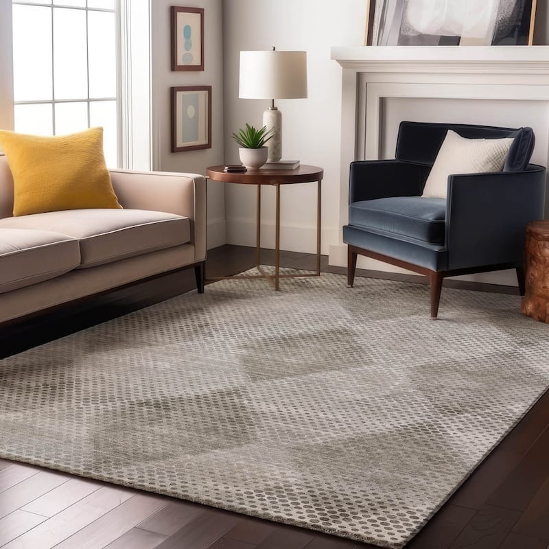 Premium Washable Super Soft Modern Diamonds Mayfield Rug - Gray - 2' 6" x 3' 10" - Rectangle