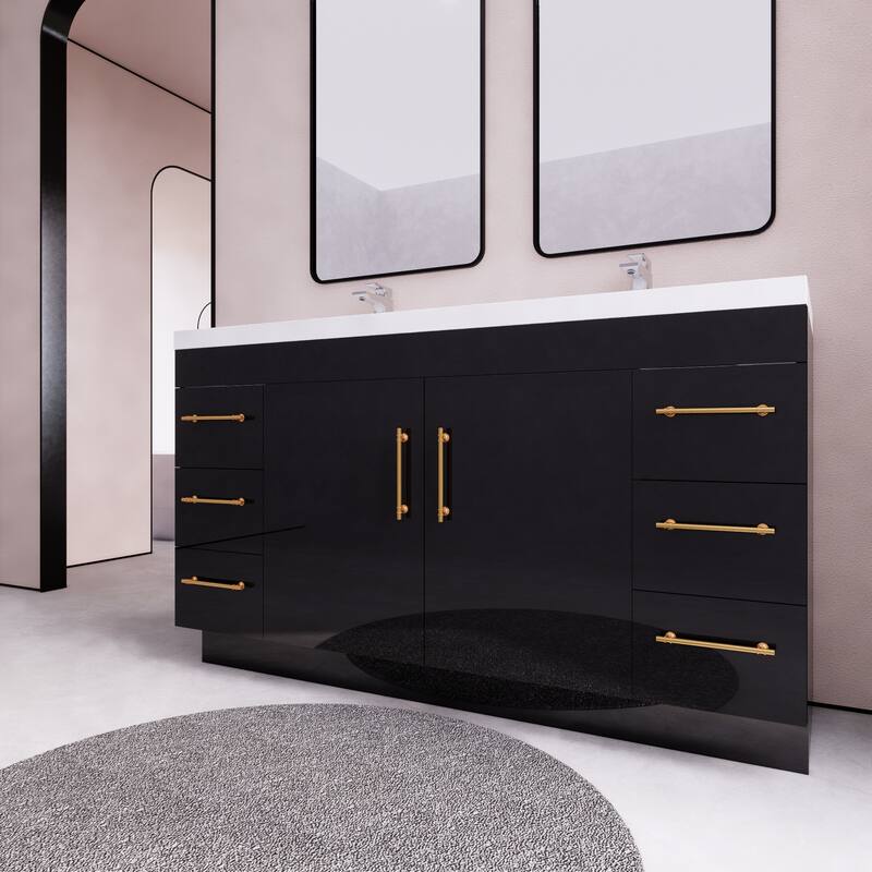 Eliza 60'' Freestanding Vanity with Double Sink