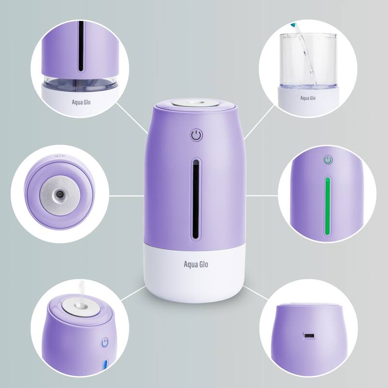 Airvana AG260HUM Aqua Glo Portable Ultrasonic Cool Mist Humidifier