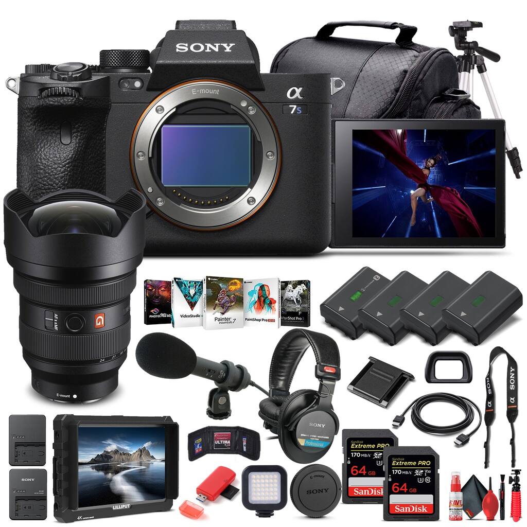Sony Alpha a7S III Mirrorless Camera W/ Sony FE 12-24mm Lens - Pro