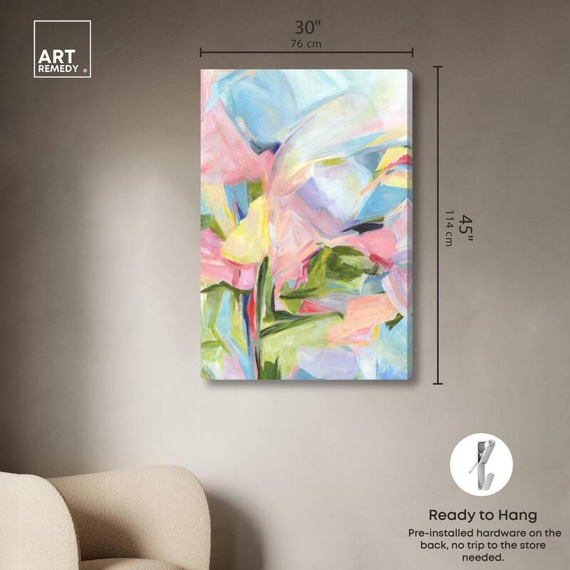 Blushing Promises Canvas by Art Remedy, Gallery Wrapped