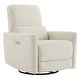 preview thumbnail 107 of 171, Spruce & Spring Asher Power Swivel Glider Recliner Linen-Fabric-Single