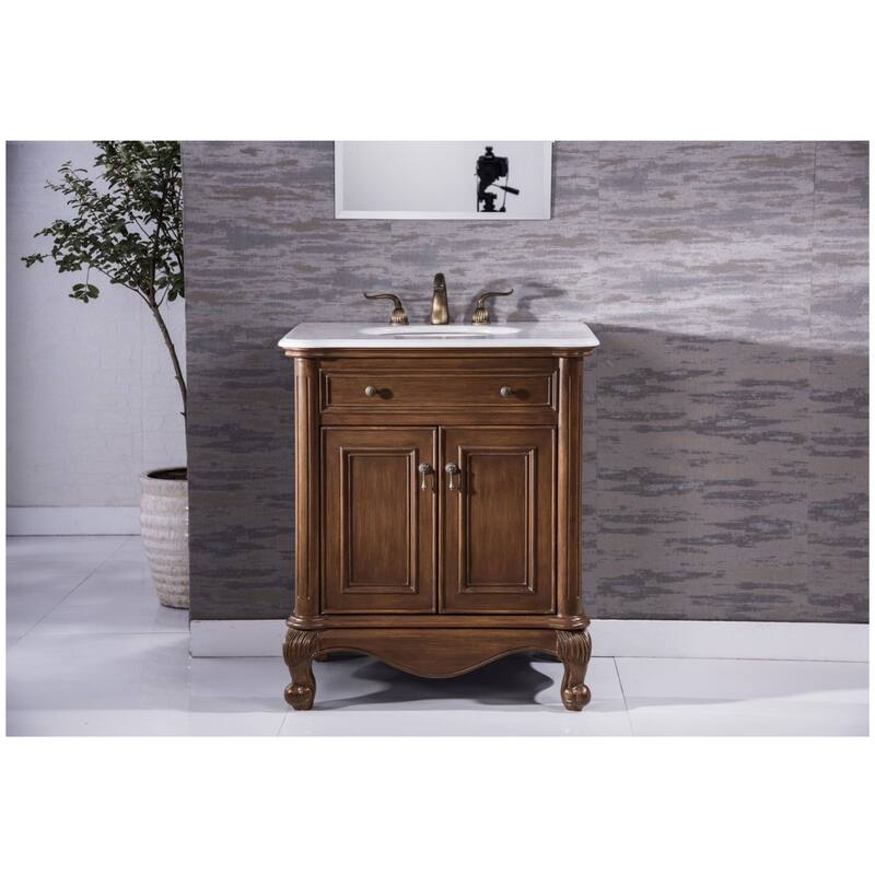 Elegant Lighting VF-1032-VW Berkshire 30" Free Standing Single Basin