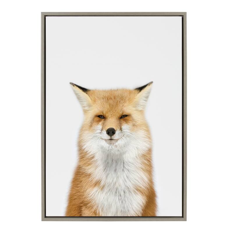 Sylvie Studio Animal Print Framed Canvas Wall Art by Amy Peterson