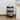 Siavonce Storage Trolley On Wheels Utility 3-Tier Metal Shelving - 17.7" L x 13.7" W x31" H