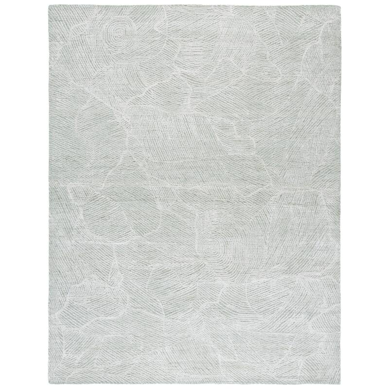 SAFAVIEH Handmade Metro Rozsika French Country Wool Rug - 8' x 10' - Sage/Ivory