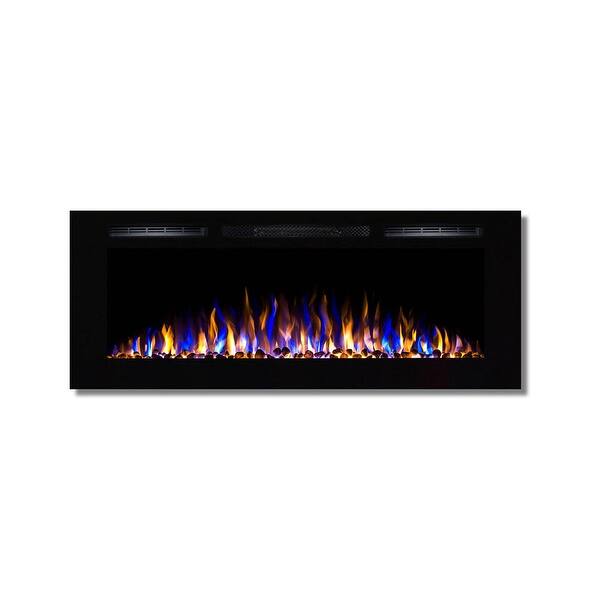 Shop Moda Flame Mfe5048ws 50 Cynergy Built In Wall Mounted