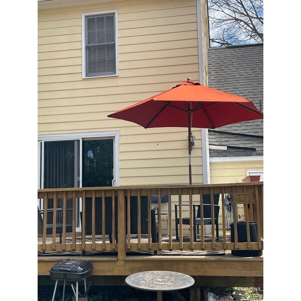 新規購入 Umbrella Market Aluminum Bronze ft 9 Lighted LED Tropilight Tropishade with Cover送料無料 Polyester Blue Royal ビーチパラソル Tropishade 9 ft. Aluminum Bronze Patio Umbrella with Rust Cover
