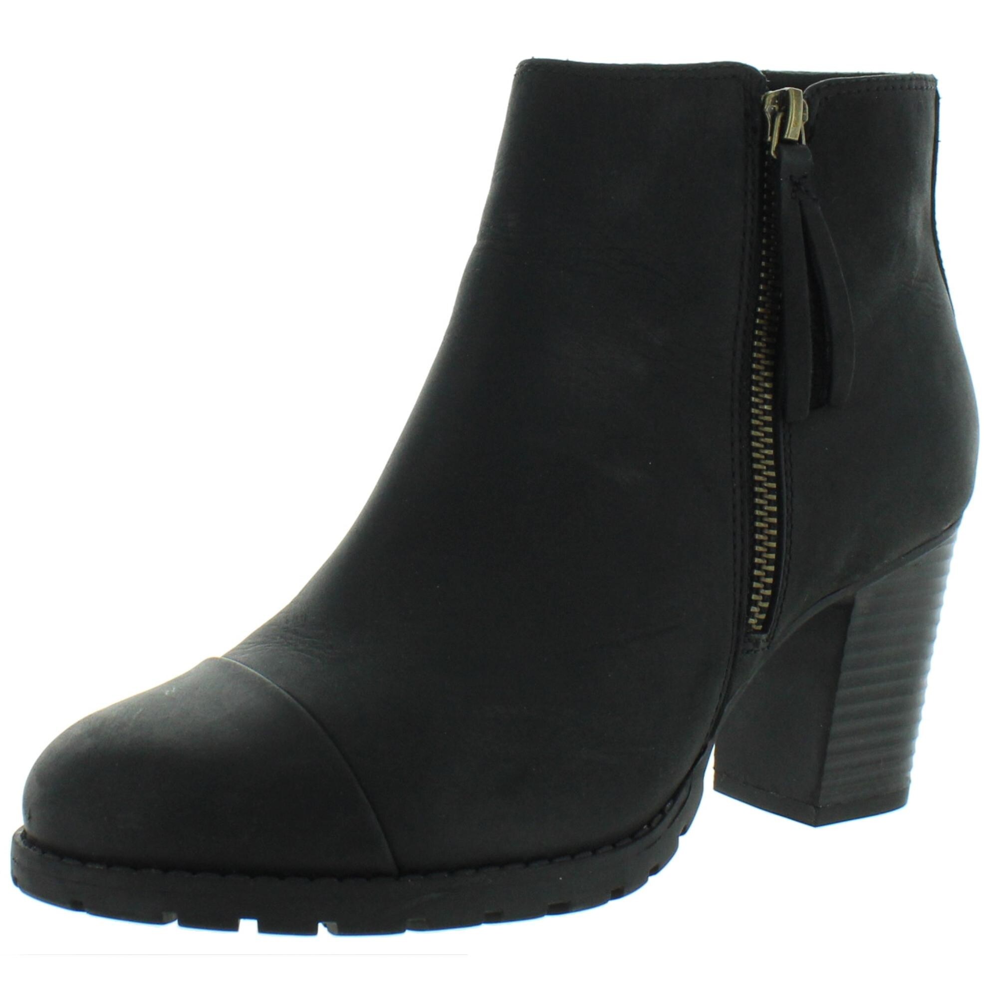 clarks heeled boots