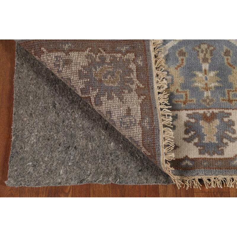 All-Over Oushak Indian Accent Rug Handmade Wool Carpet - 3'3"x 5'5"