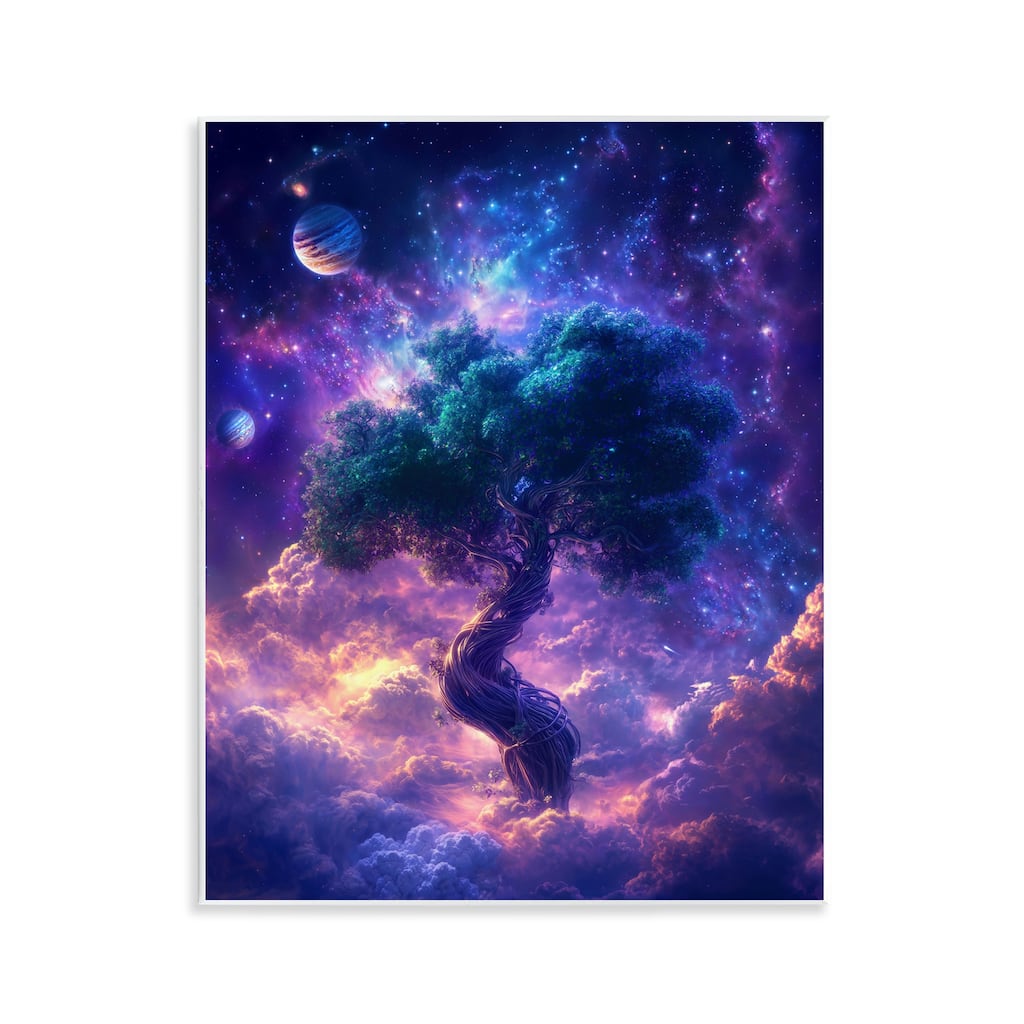 Stupell Tree Of Life Through Clouds Wall Plaque Art Design By Wumples