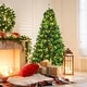 preview thumbnail 5 of 35, Costway 6ft/7ft/8ft Pre-lit Hinged Artificial Christmas Tree with Pine