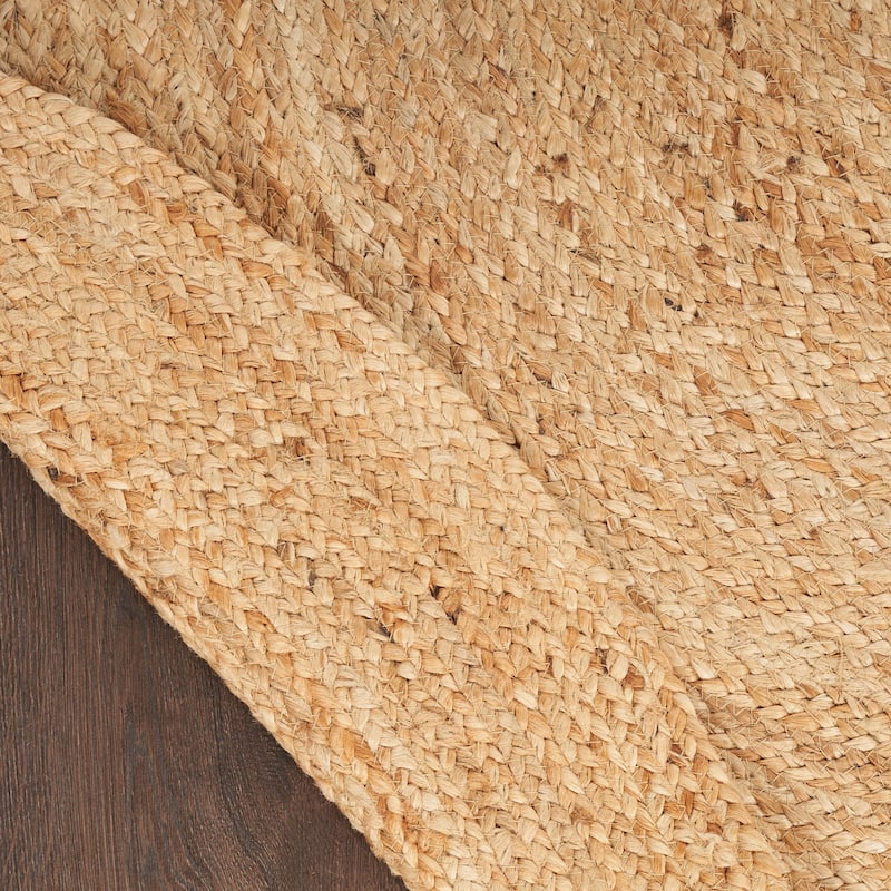 Nourison Natural Jute Indoor Solid Area Rug