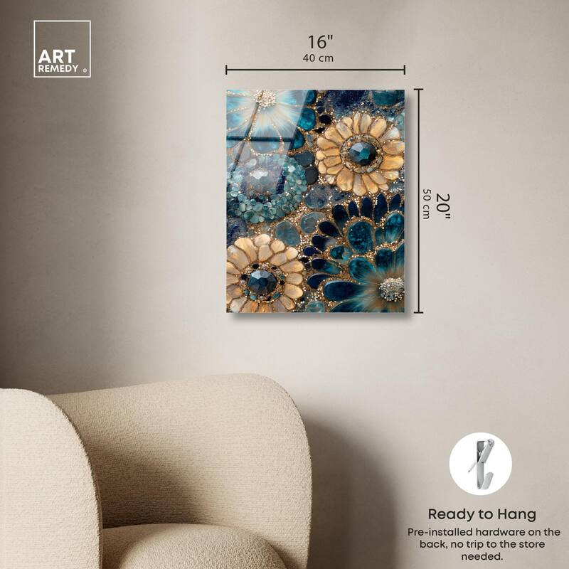 Opulent Geode III Acrylic by Art Remedy, Ready to Hang