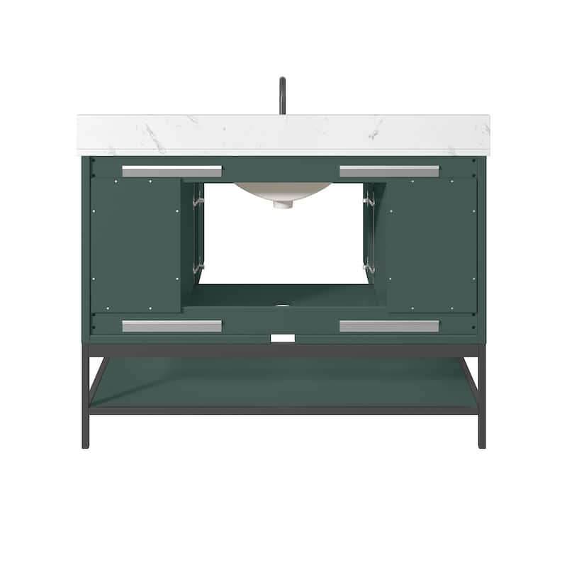 Avanity PAISLEY-VS48 Paisley 48" Free Standing Single Basin Vanity Set