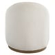 preview thumbnail 10 of 8, Uttermost Swirl Swivel Sheepskin Ottoman