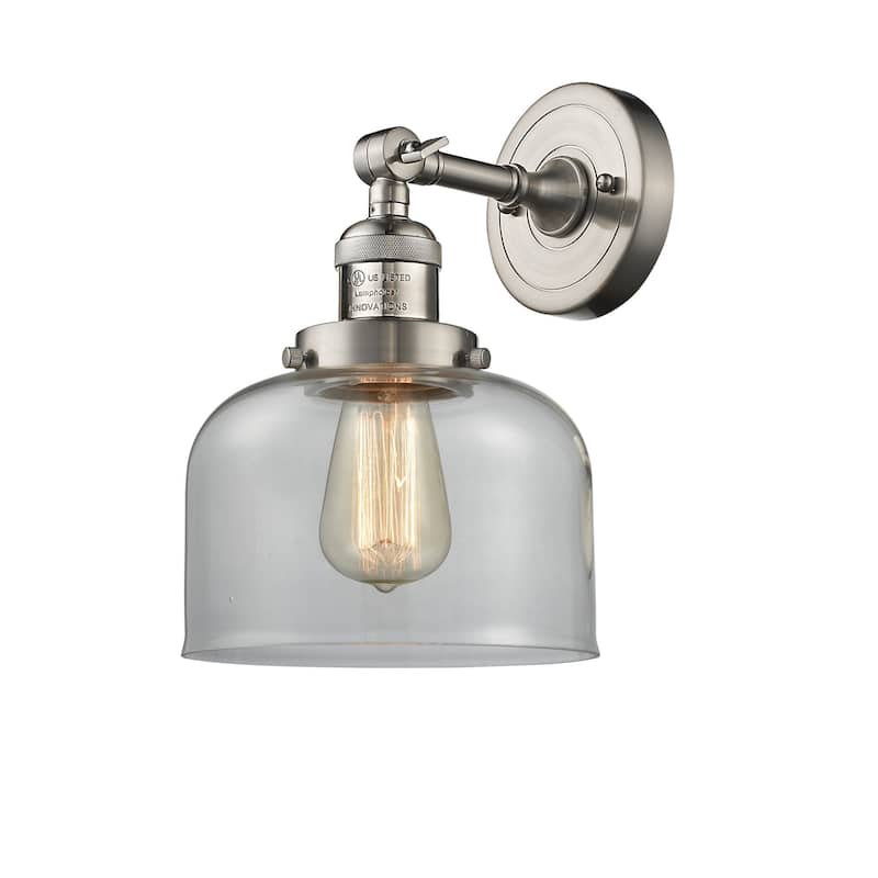 Innovations Lighting Large Bell Single Light 12" Tall Bathroom Sconce