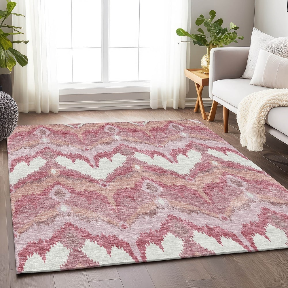 Premium Washable Super Soft Modern Ikat Mayfield Rug