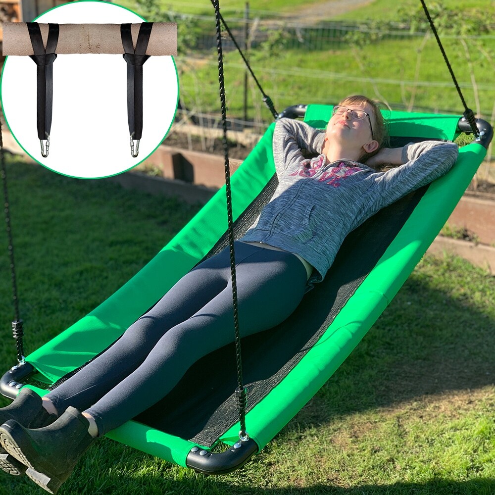 60in Flying Saucer Spinner Disc Swing Platform Tree Swing Set for