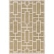 preview thumbnail 17 of 21, Hand-tufted Thaxted Geometric Wool Rug Camel - 3' x 5'