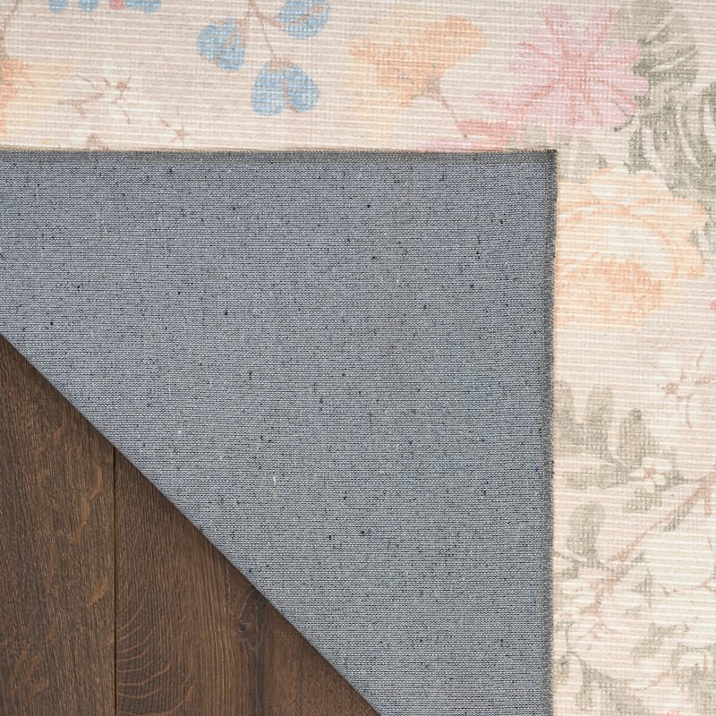 Nourison Botanical Washables Indoor only Floral Patterned Area Rug