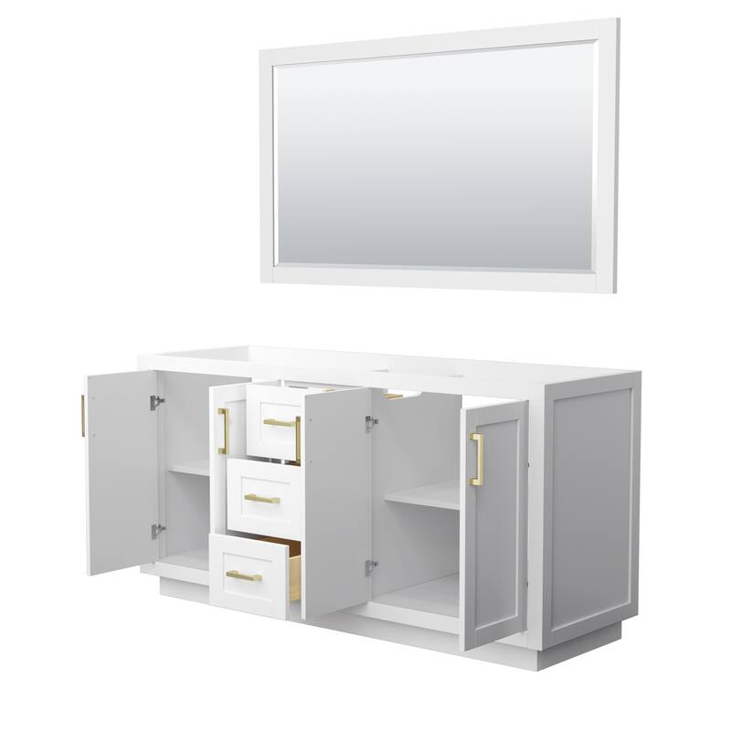 Miranda Bathroom Vanity Cabinet, 58-Inch Mirror