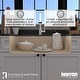 preview thumbnail 39 of 52, Karran Undermount 32.5 in. Large Single Bowl Quartz Kitchen Sink Kit
