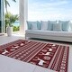 preview thumbnail 28 of 152, Machine Washable Indoor/ Outdoor Christmas Sweater Chantille Rug